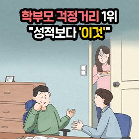 학부모 걱정거리 1위 "성적보다 '이것'"