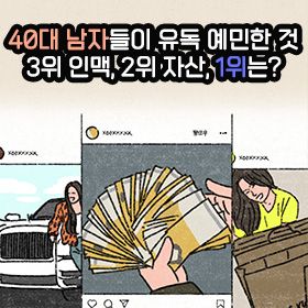 40대 남자들이 유독 예민한 것 3위 인맥, 2위 자산, 1위는?