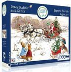 Beatrix Potter Peter Rabbit and Santa - 1000 Piece Jigsaw Puzzle