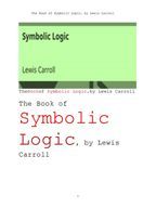 기호 논리학 Symbolic Logic, by Lewis Carroll