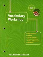 Vocabulary Workshop : First Course