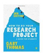 How to Do Your Research Project