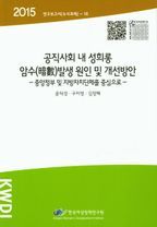 공직사회 내 성희롱 암수발생 원인 및 개선방안