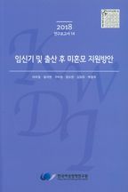 임신기 및 출산 후 미혼모 지원방안(2018)