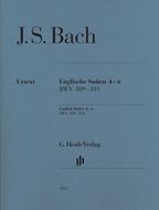 바흐 영국 모음곡 4-6, BWV 809-811 (핑거링 없음) (HN 1103)